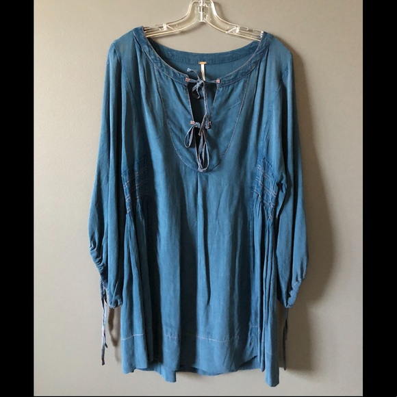 Free People Jean colored dress - Picture 1 of 2